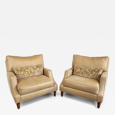 Large Comfortable Club Chairs by Estetica Custom Upholstery and Design Miami FL