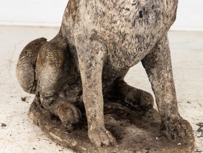 Large Concrete Shepherd Dog Garden Ornament English mid 20th Century