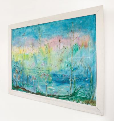Large Contemporary Impressionist Oil on Canvas Sven Berlin