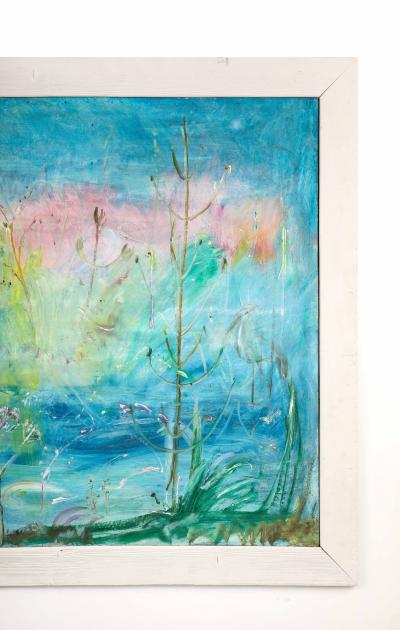 Large Contemporary Impressionist Oil on Canvas Sven Berlin