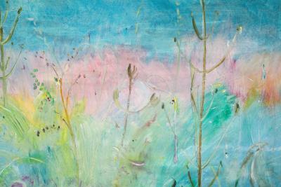 Large Contemporary Impressionist Oil on Canvas Sven Berlin