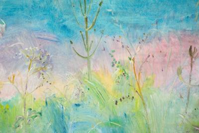 Large Contemporary Impressionist Oil on Canvas Sven Berlin
