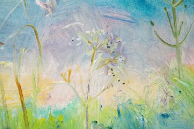 Large Contemporary Impressionist Oil on Canvas Sven Berlin