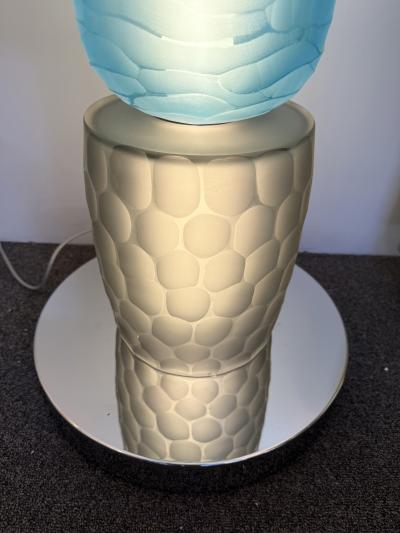 Large Contemporary Totem Murano Glass Floor Lamp by Studio AD Italy