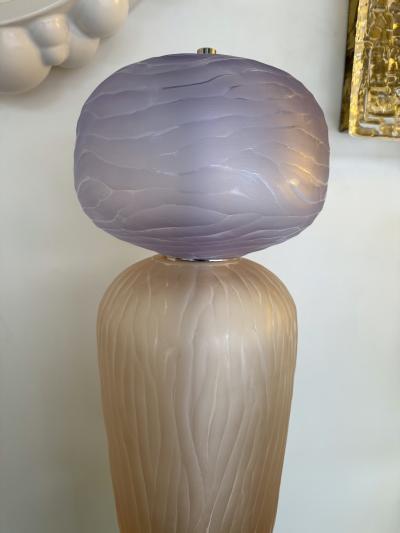 Large Contemporary Totem Murano Glass Floor Lamp by Studio AD Italy