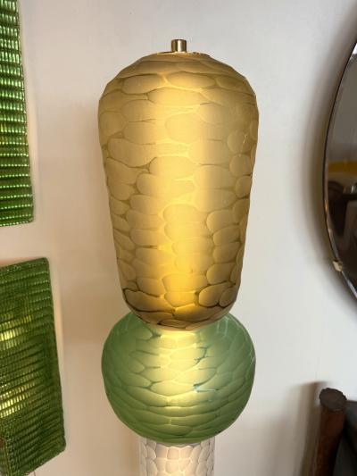 Large Contemporary Totem Murano Glass Floor Lamp by Studio AD Italy