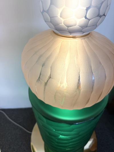 Large Contemporary Totem Murano Glass Floor Lamp by Studio AD Italy