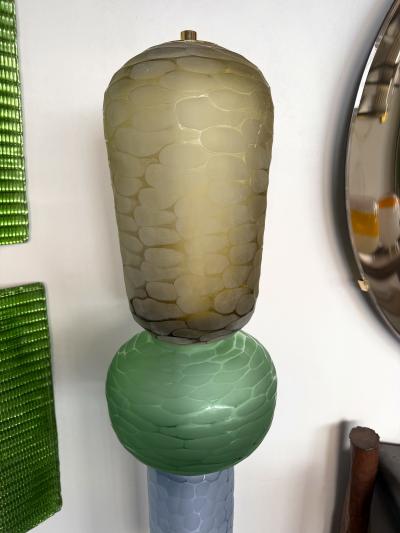 Large Contemporary Totem Murano Glass Floor Lamp by Studio AD Italy