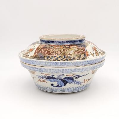 Large Covered Imari Bowl Japan circa 1870