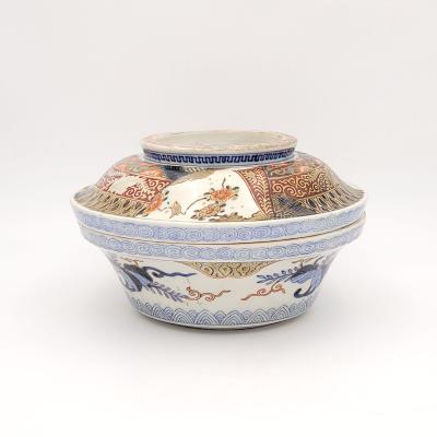 Large Covered Imari Bowl Japan circa 1870