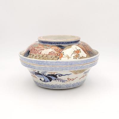 Large Covered Imari Bowl Japan circa 1870