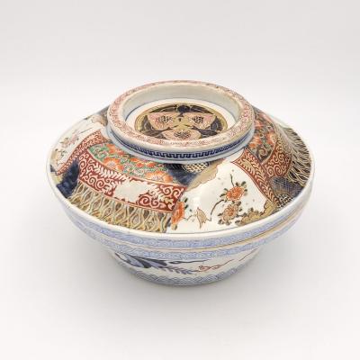 Large Covered Imari Bowl Japan circa 1870