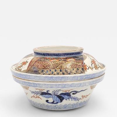 Large Covered Imari Bowl Japan circa 1870