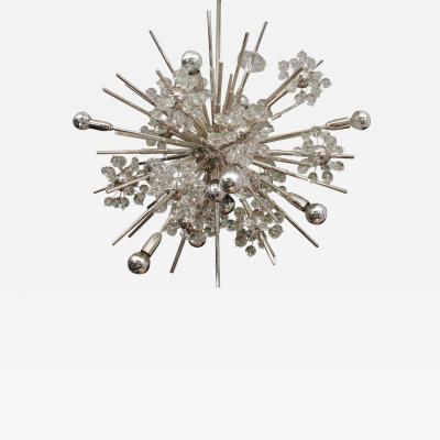 Large Custom Handmade Crystal Sputnik