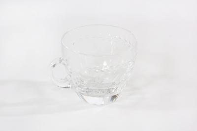 Large Cut Crystal Covered Punch Bowl Service 8 People