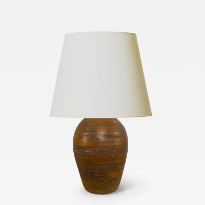 Large Danish Art Deco Table Lamp