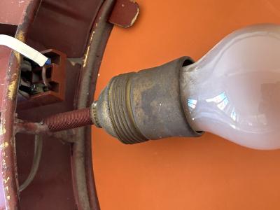 Large Decorative Mid Century Modern Sunflower Backlit Wall Mirror Germany 1960s