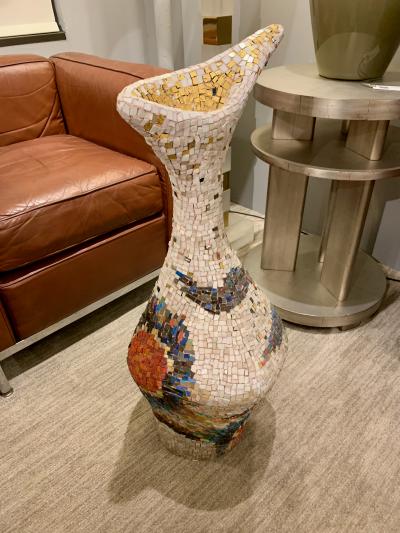 Large Decorative Modernist Floor Vase