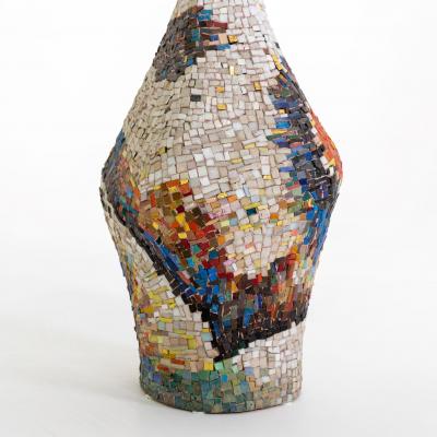 Large Decorative Modernist Floor Vase
