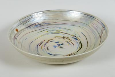Large Decorative Shallow Bowl