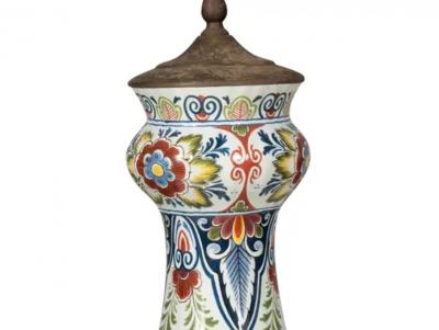 Large Delft Table Lamp