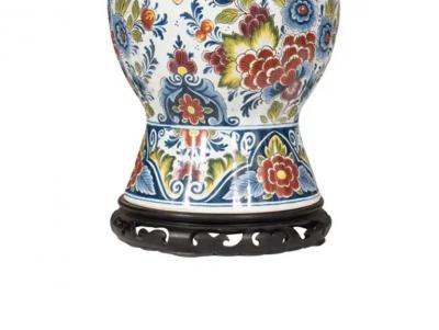 Large Delft Table Lamp