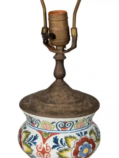 Large Delft Table Lamp