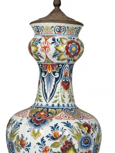 Large Delft Table Lamp