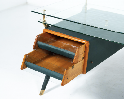 Large Desk By Silvio Berrone from the Bialetti building Omegna Italy 1955