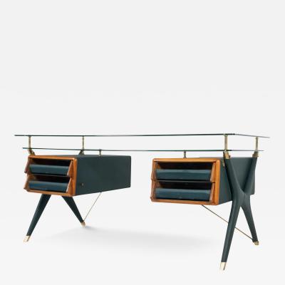 Large Desk By Silvio Berrone from the Bialetti building Omegna Italy 1955