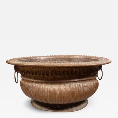 Large Dutch Copper Jardiniere