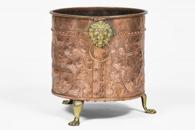 Large Dutch Round Copper Bucket