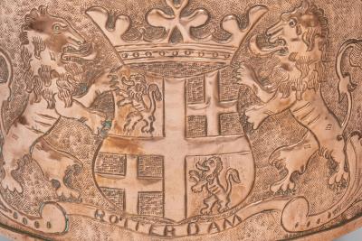 Large Dutch Round Copper Bucket