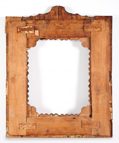 Large Early 20th Century American Tramp Art Frame