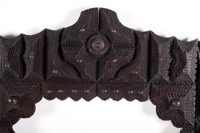 Large Early 20th Century American Tramp Art Frame