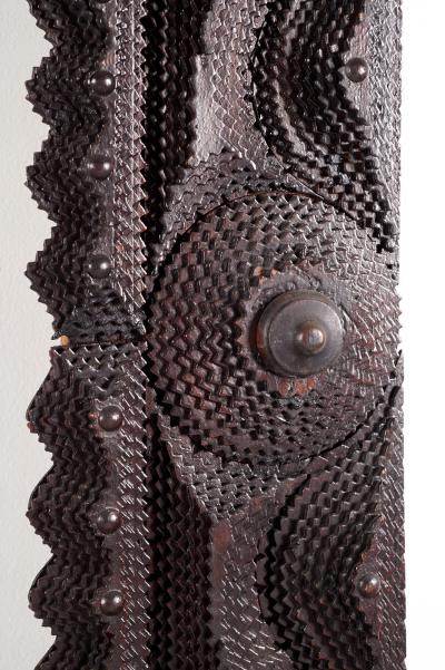 Large Early 20th Century American Tramp Art Frame