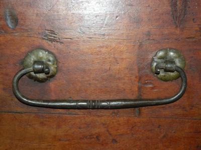 Large Early Baroque Alpine Architecturally Inlaid Coffer Chest