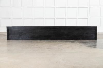 Large Ebonised 19thC French Fruitwood Dresser Base