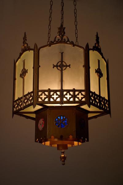 Large Ecclesiastical Hanging Lantern