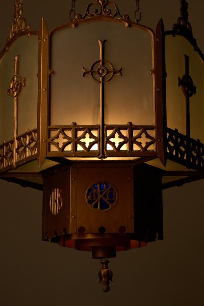 Large Ecclesiastical Hanging Lantern