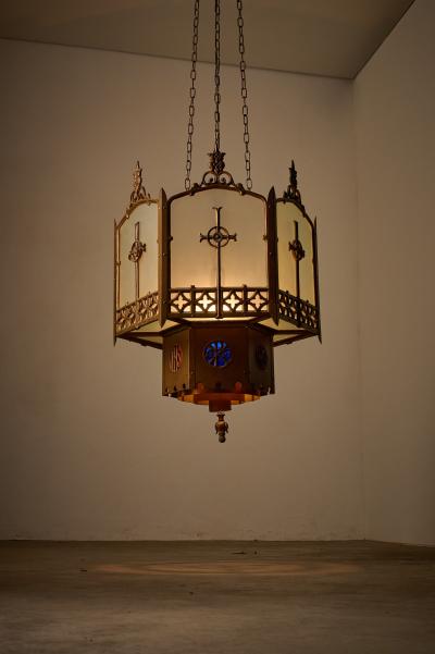 Large Ecclesiastical Hanging Lantern
