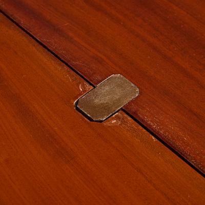 Large Empire period mahogany extending dining table