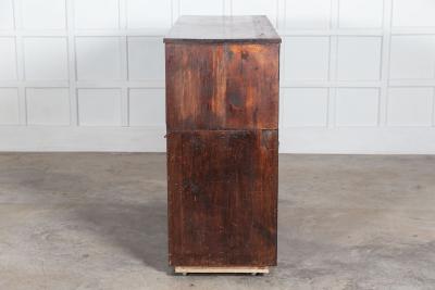 Large English 19thC Mahogany Campaign Chest