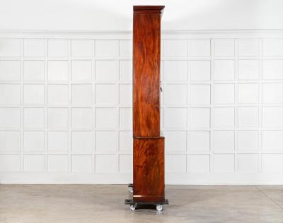 Large English 19thC Mahogany Glazed Bookcase