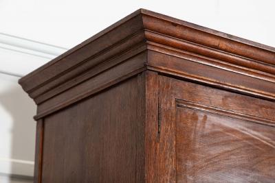 Large English 19thC Oak Housekeepers Cupboard
