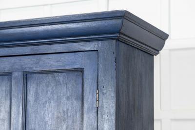 Large English 19thC Painted Pine Larder Cupboard