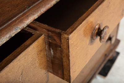 Large English 19thC Scrumbled Pine Housekeepers Cupboard