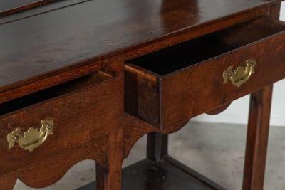 Large English George III Oak Dresser