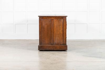 Large English Oak Haberdashery Shop Counter