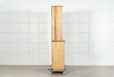 Large English Pine Glazed Dresser